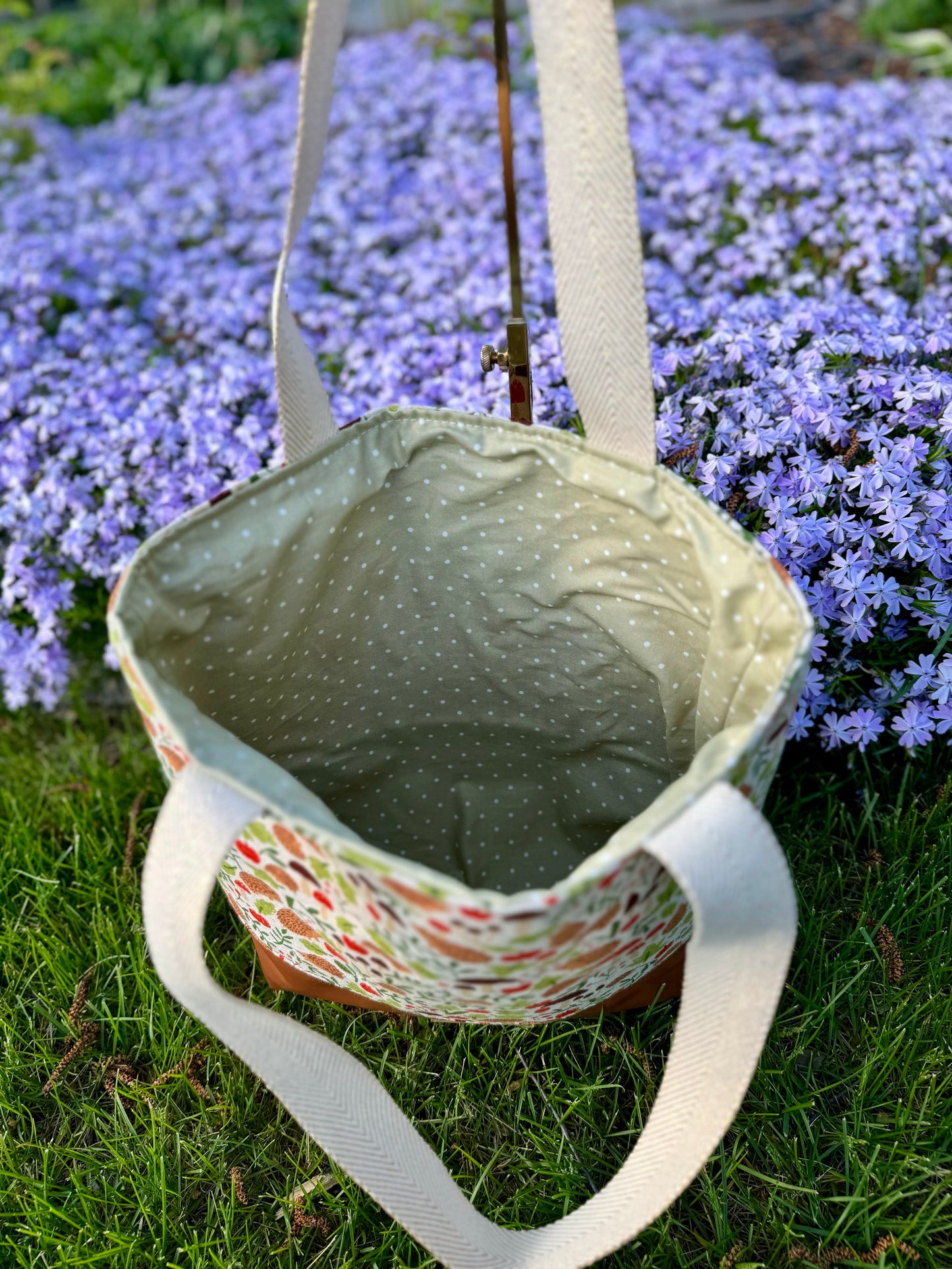 Tuesday Tote- Hedgehogs and Mushrooms Tote Bag