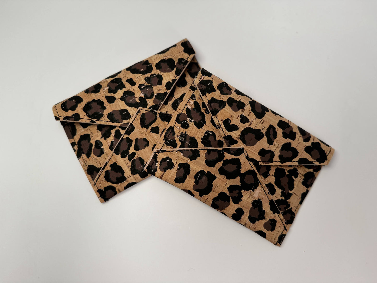 Leopard Cork Wallet