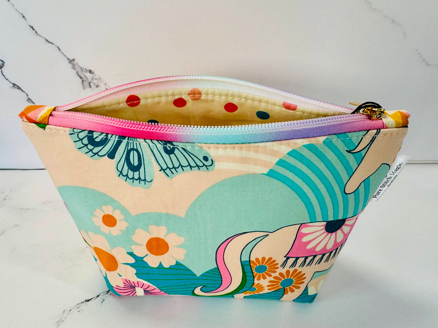 Willow Pouch - The Enchanted Meadow Makeup Bag| Medium | Non-Contrast