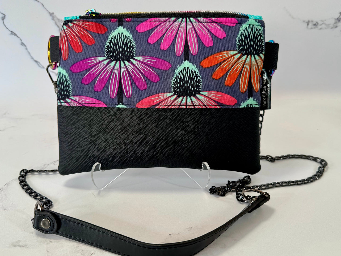 Willow Slim Crossbody - Grey Coneflower