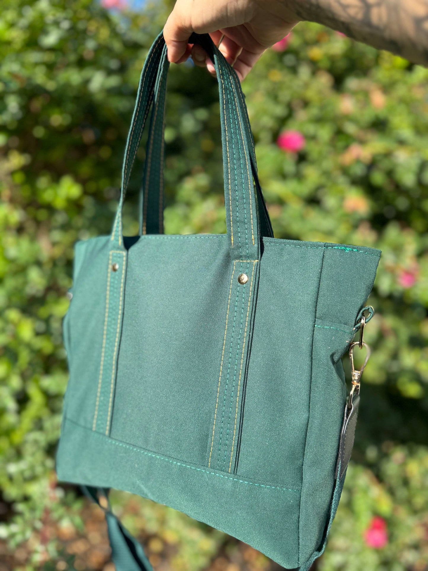 Get It Gurl- Classic Green Carryall