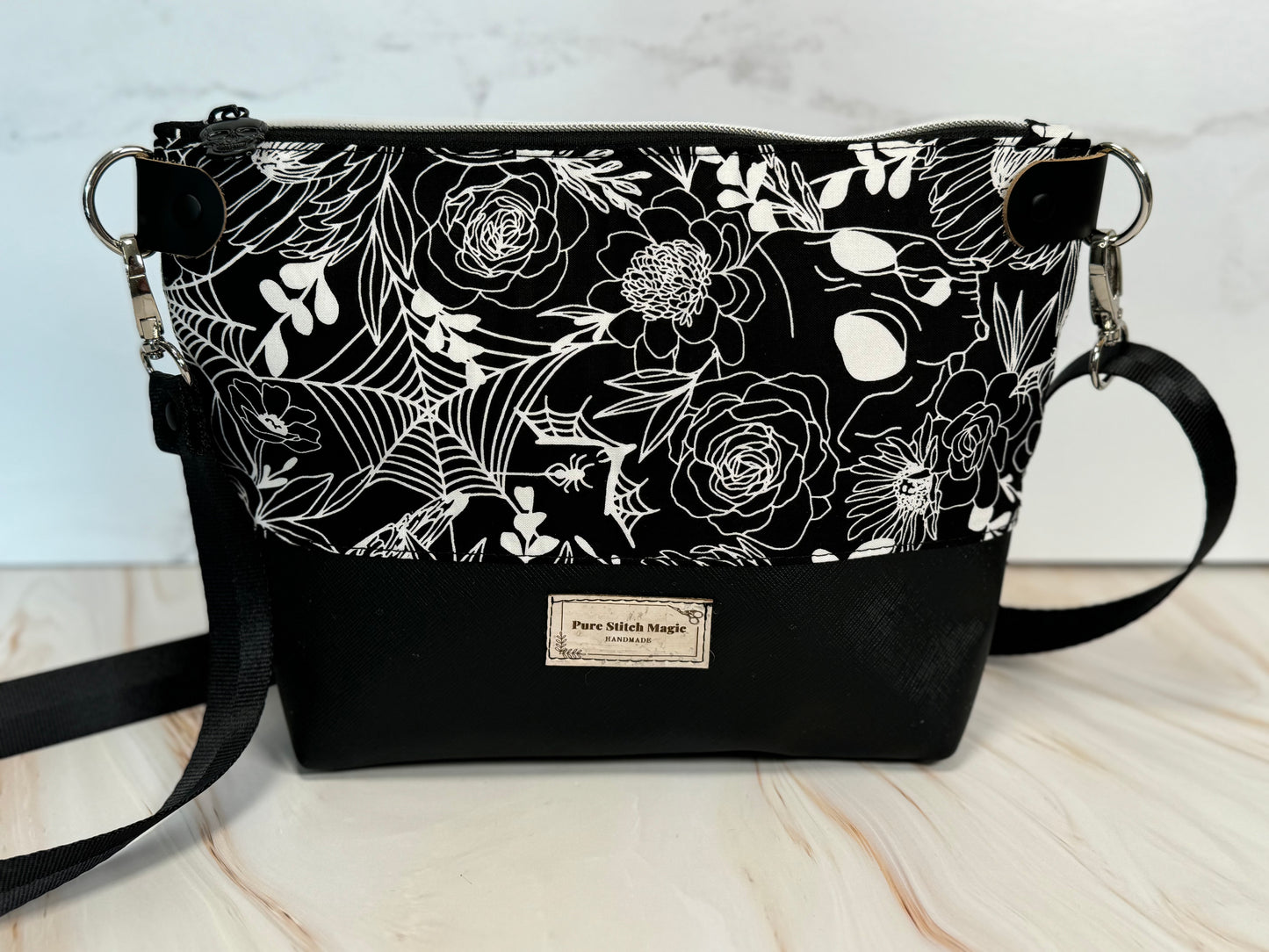 Haunted Garden at Midnight Crossbody Bag