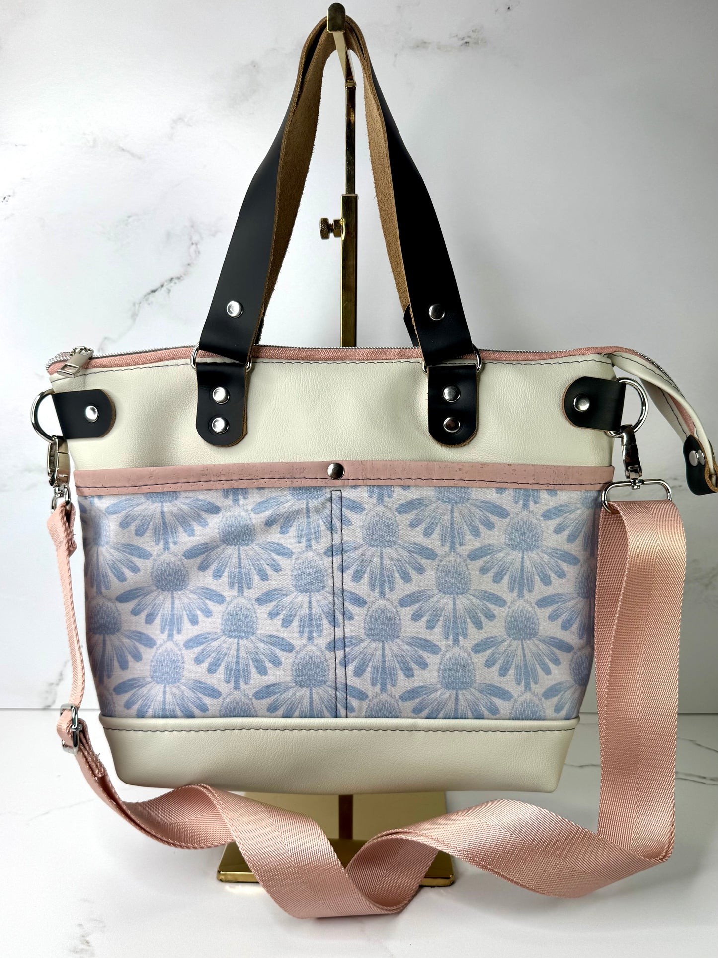 Blue Coneflower Cami Bag