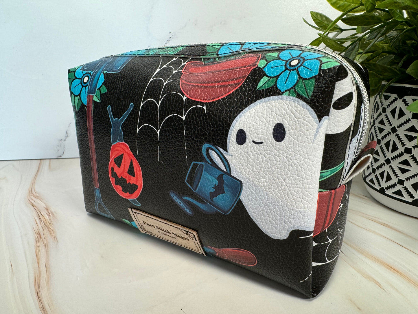 Gardening Ghosts Boxy Bag 7x3x4.5"