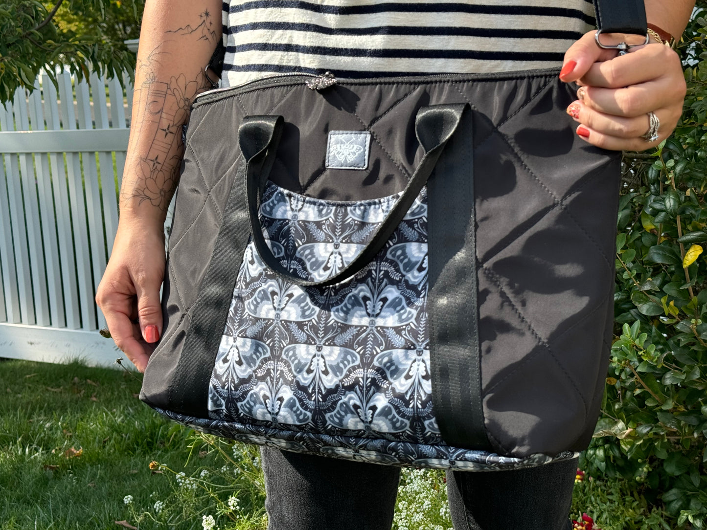 Monochrome Moths Oxbow Tote