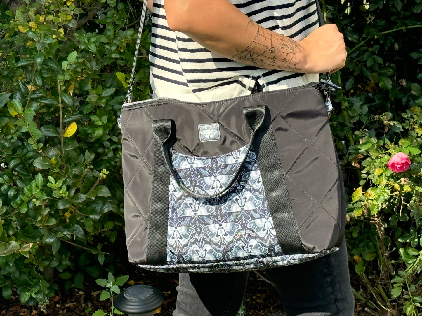 Monochrome Moths Oxbow Tote