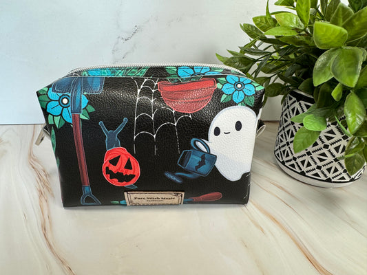 Gardening Ghosts Boxy Bag 7x3x4.5"