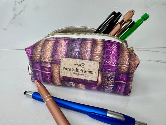 Purple Books Classic Literature Boxy Bag