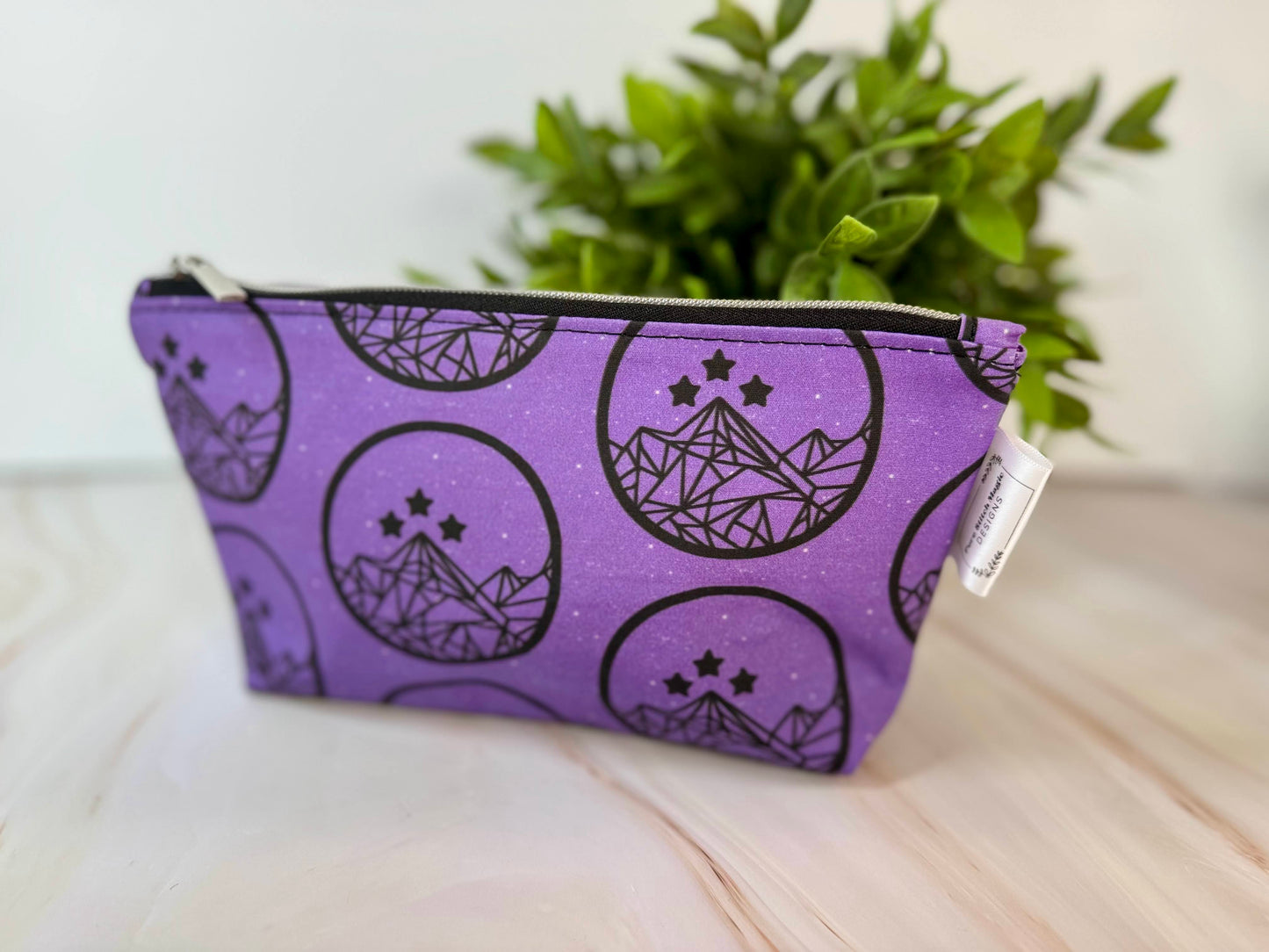 Night Court Zipper Bag in Purple