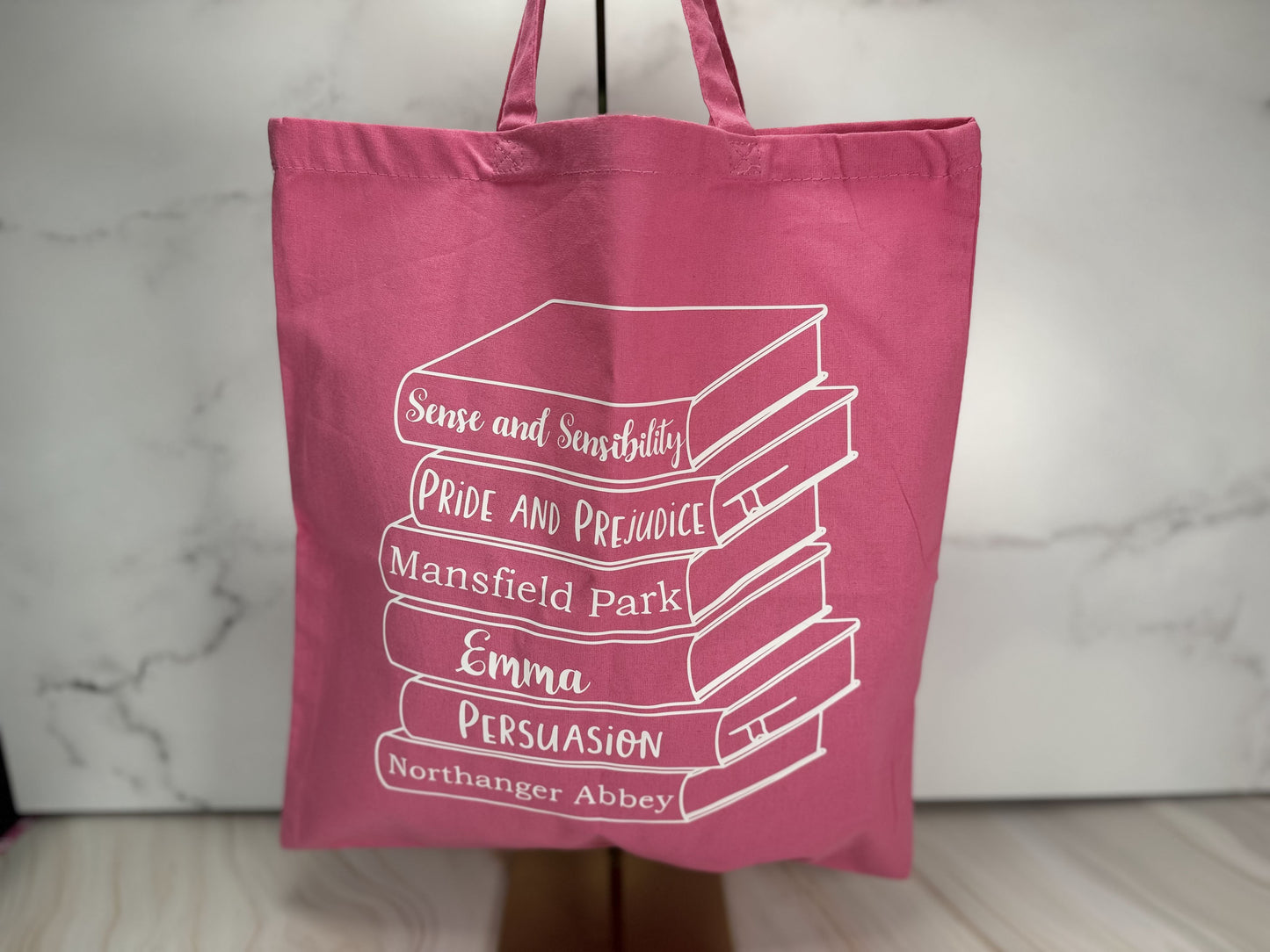 Jane Austin Classic Books Tote Bag