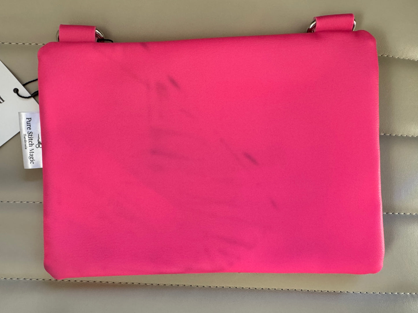 Pink Mixed Tape Shoulder Purse- Sample Bag