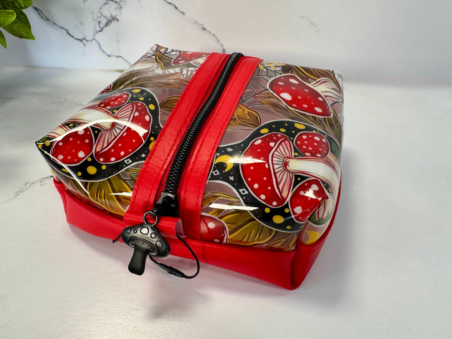 Magical Mushrooms Small Square Boxy Bag