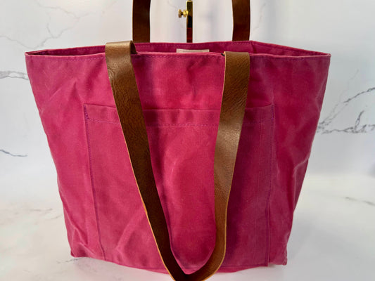 Pepin Waxed Canvas Tote Bag- Sample Bag