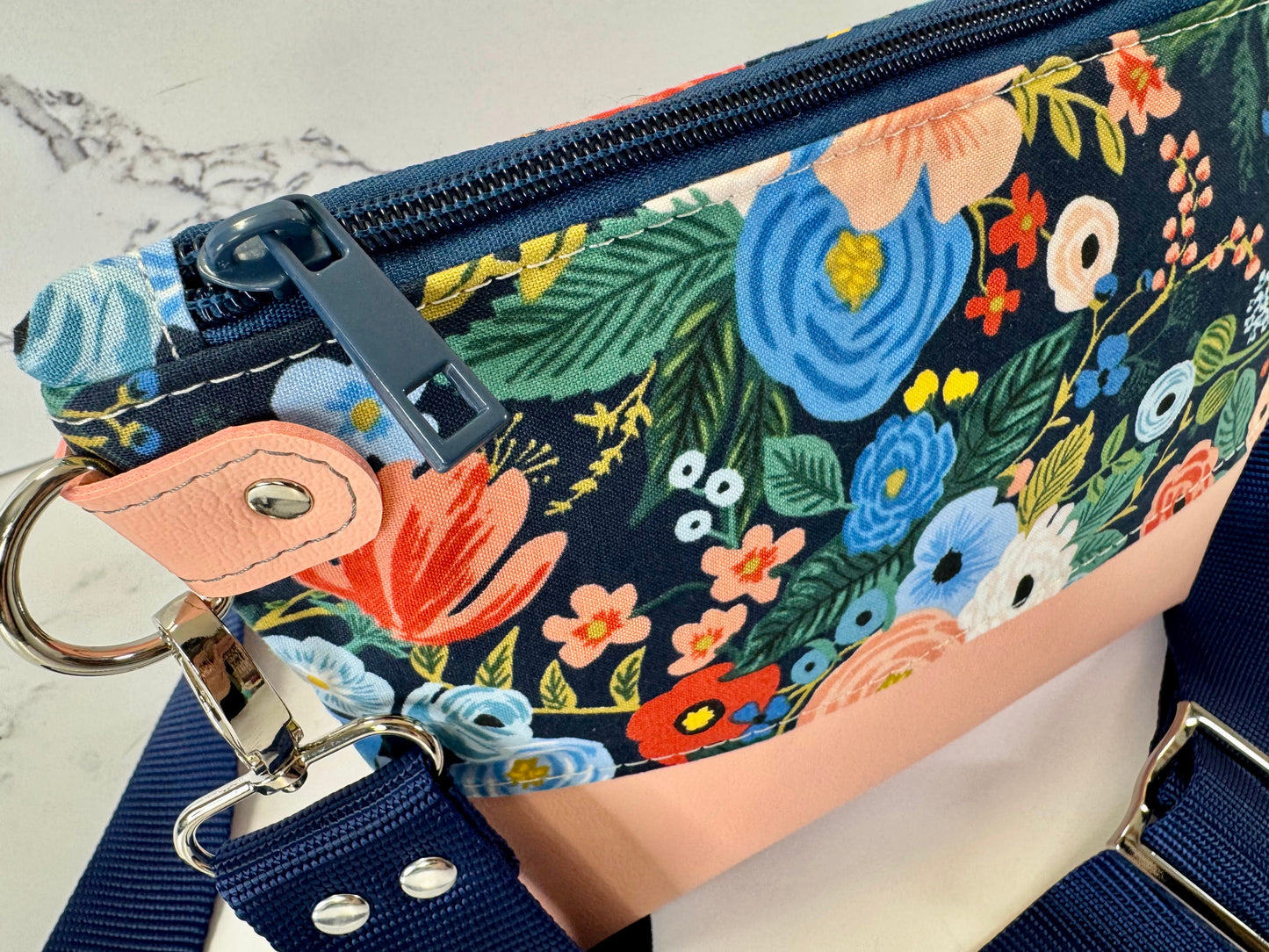 Willow Crossbody - Navy Wildwood