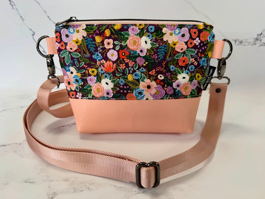 Willow Crossbody - Purple Garden Party