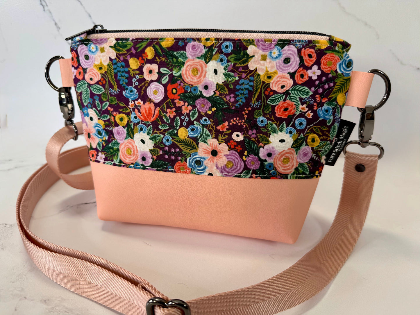 Willow Crossbody - Purple Garden Party