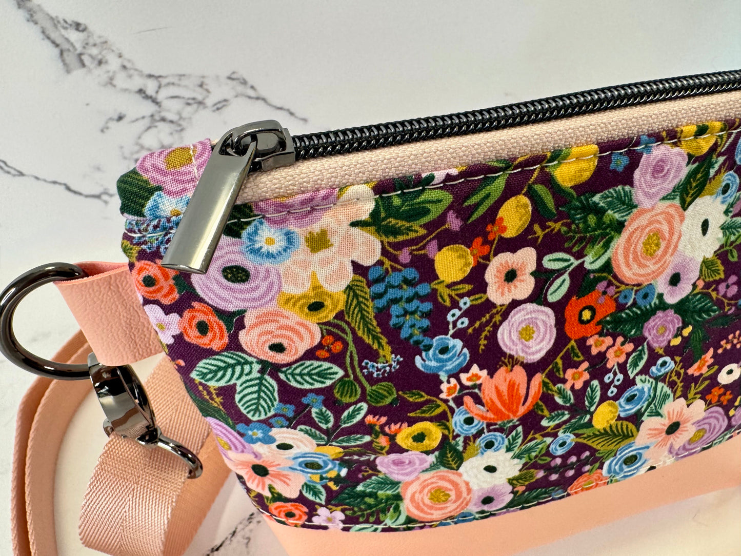Willow Crossbody - Purple Garden Party