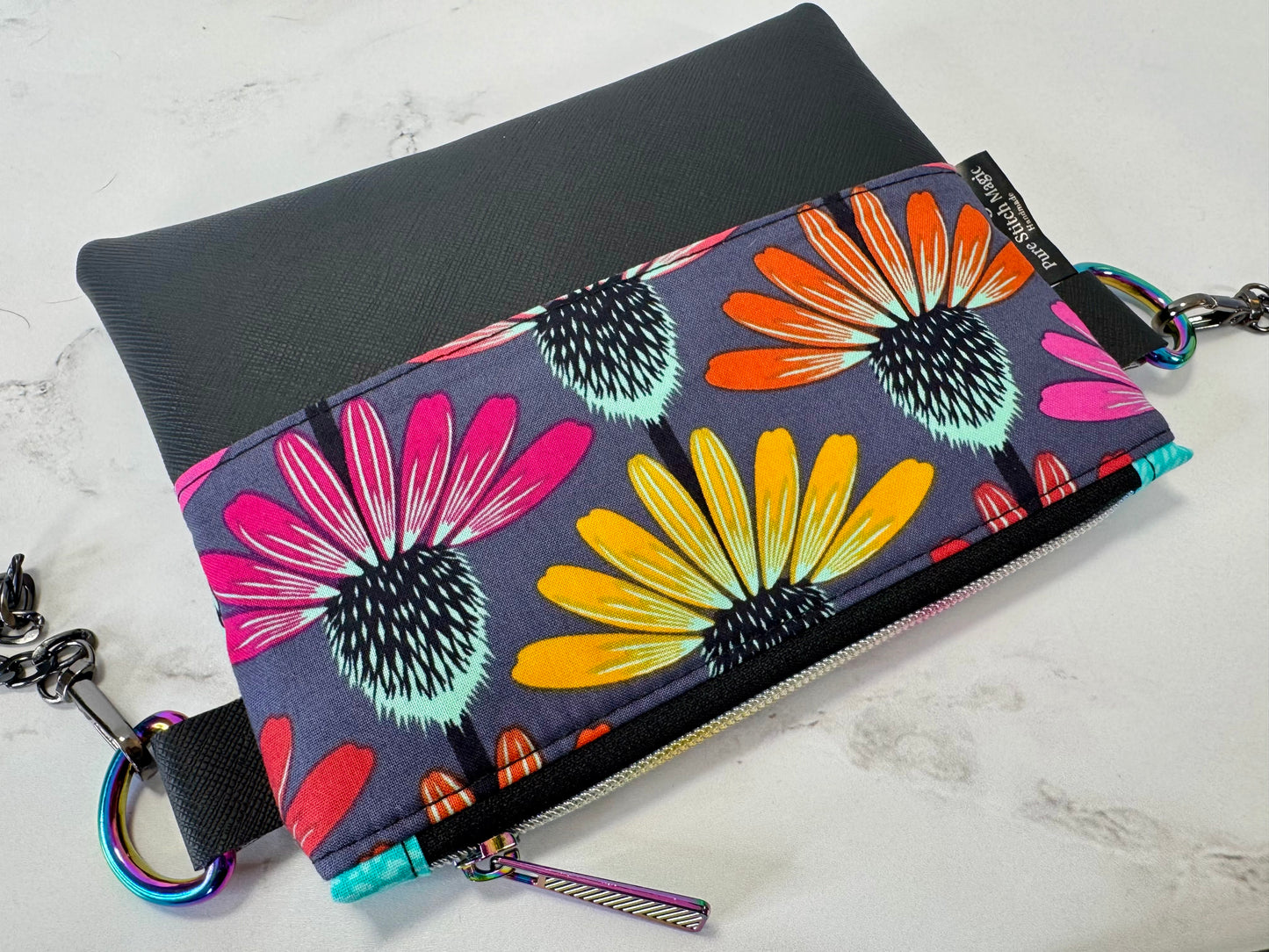Willow Slim Crossbody - Grey Coneflower