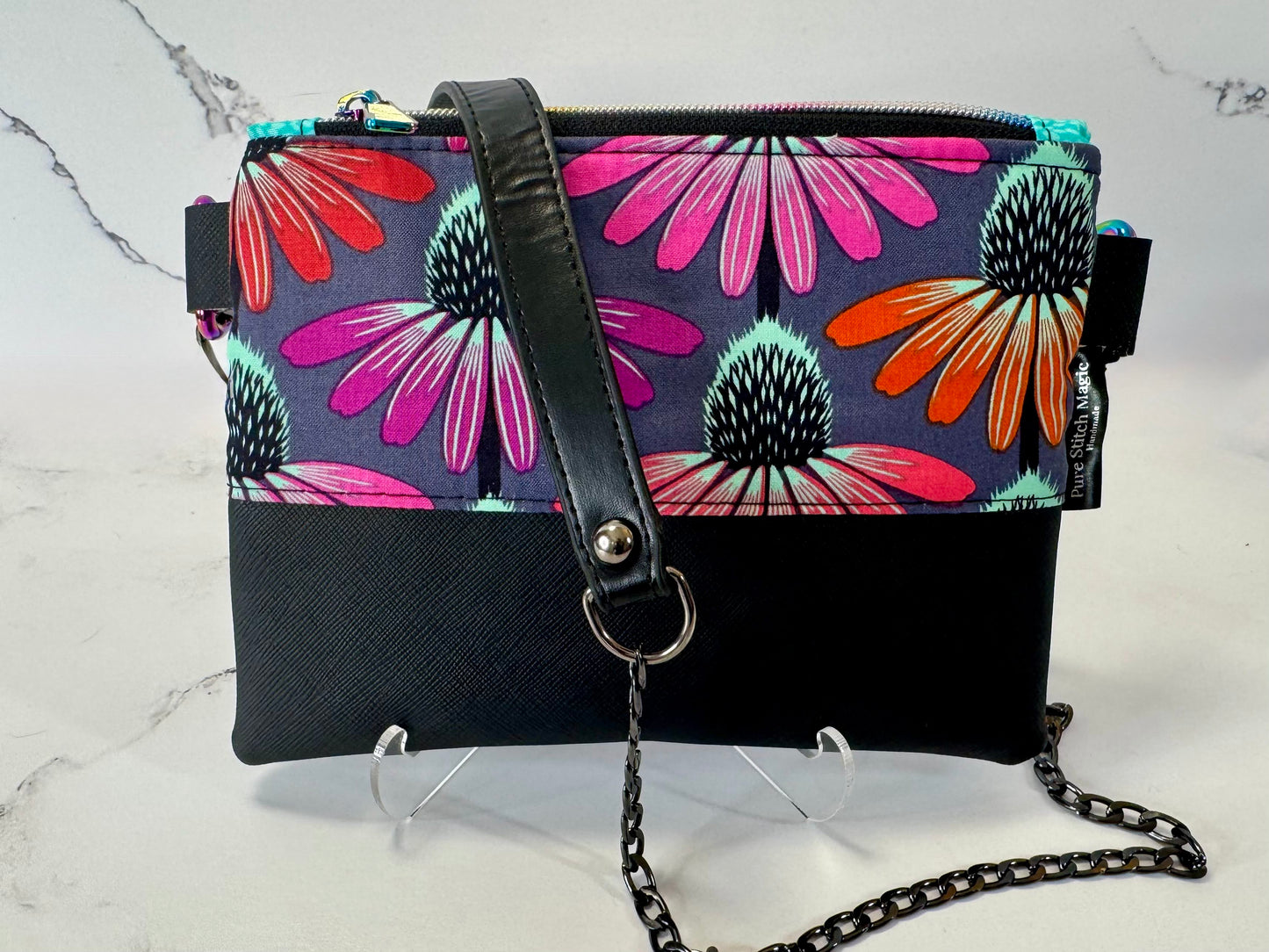 Willow Slim Crossbody - Grey Coneflower