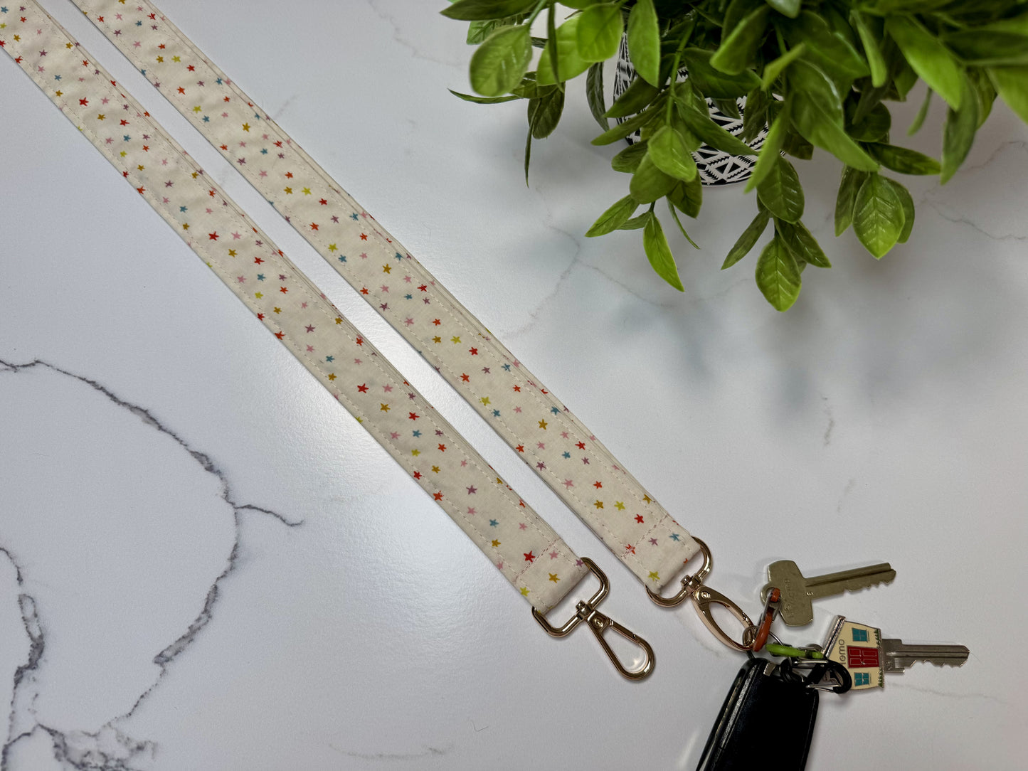 Rainbow Stars Lanyard