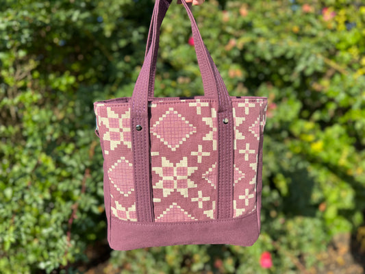 Get It Gurl- Purple Boho Diamond Print